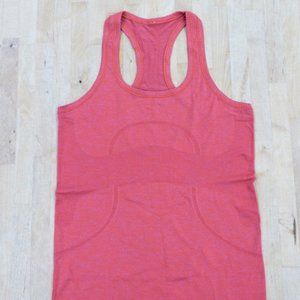 Lululemon Red Swiftly Tech Racerback Tank Top 8 Red Pink